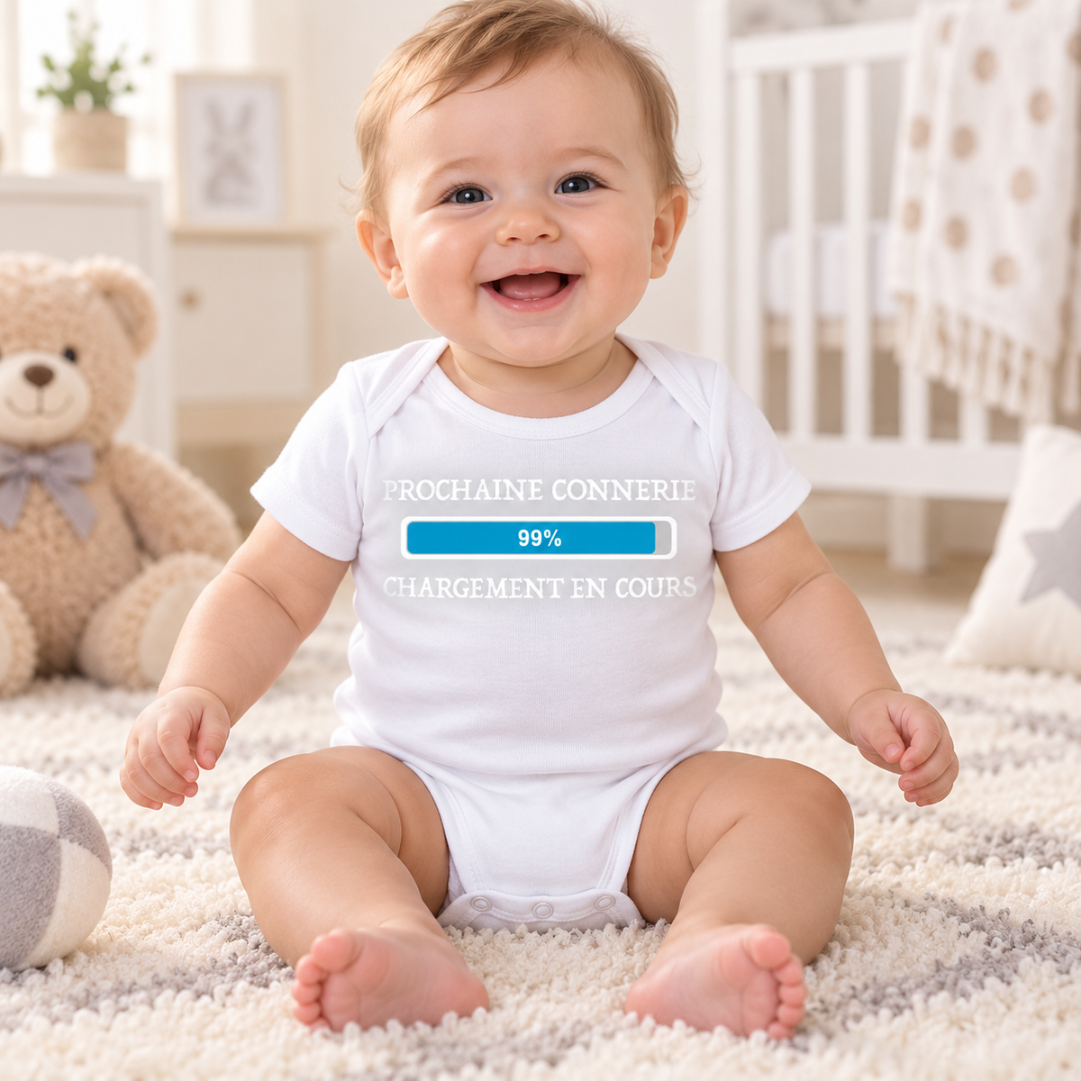 Body bébé humour – Prochaine connerie chargement en cours