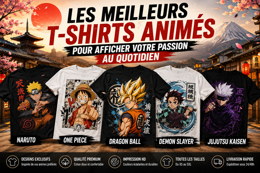 Les meilleurs t-shirts animés pour afficher votre passion au quotidien