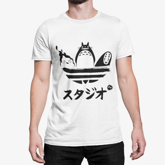 T-Shirt Esprits de la Forêt Japonais – Design Anime Vintage