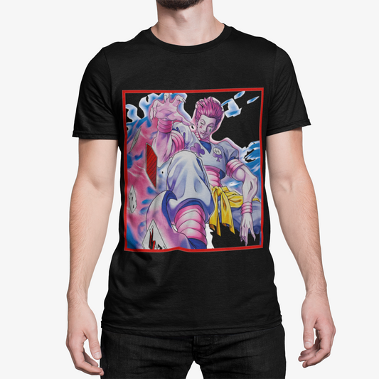 T-Shirt Homme Guerrier Cartes Fantaisie – Design Style Manga