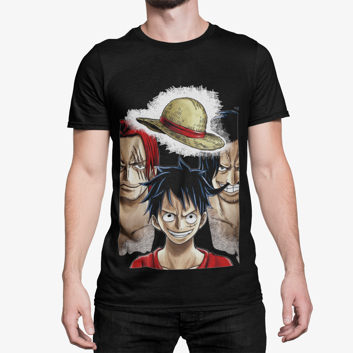 T-Shirt Homme Pirate Aventure – Design Manga Équipage Légendaire