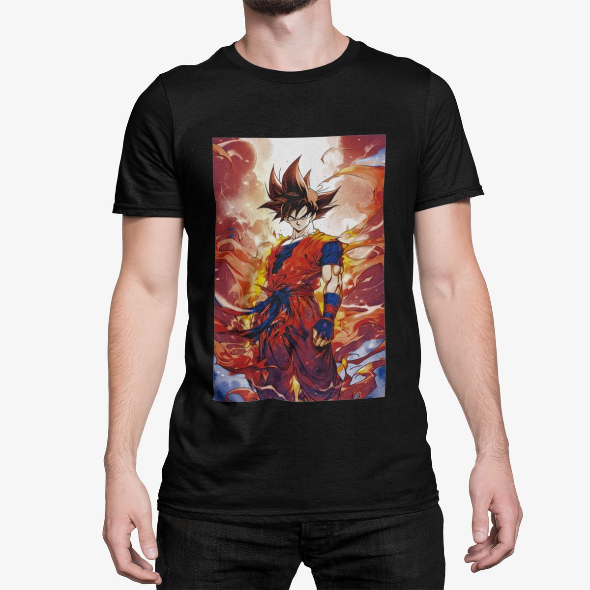 T-Shirt Son Goku Homme Noir – Dragon Ball Z