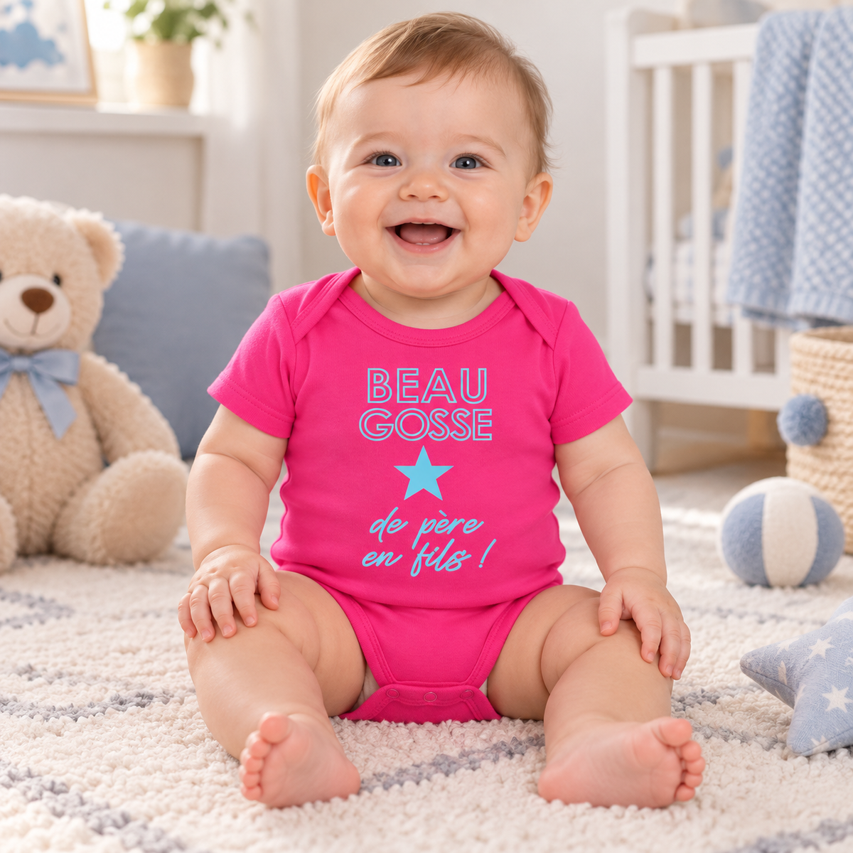 Body bébé garçon – Beau gosse de père en fils