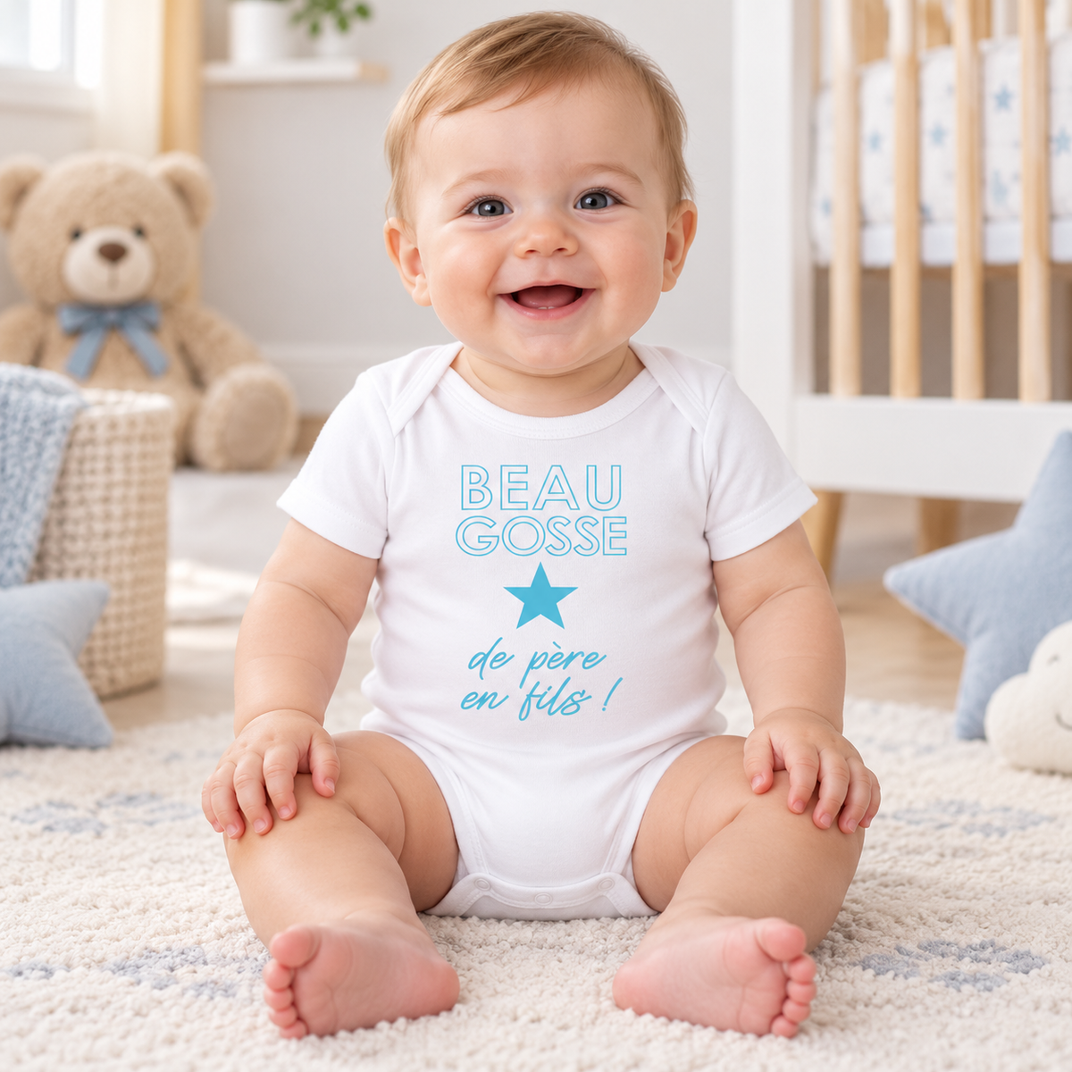 Body bébé garçon – Beau gosse de père en fils