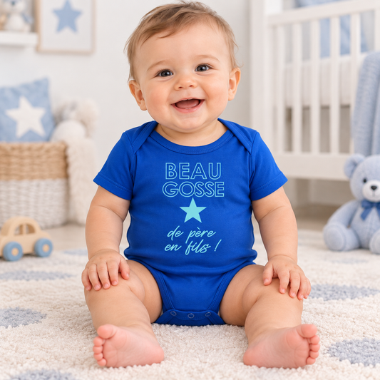 Body bébé garçon – Beau gosse de père en fils