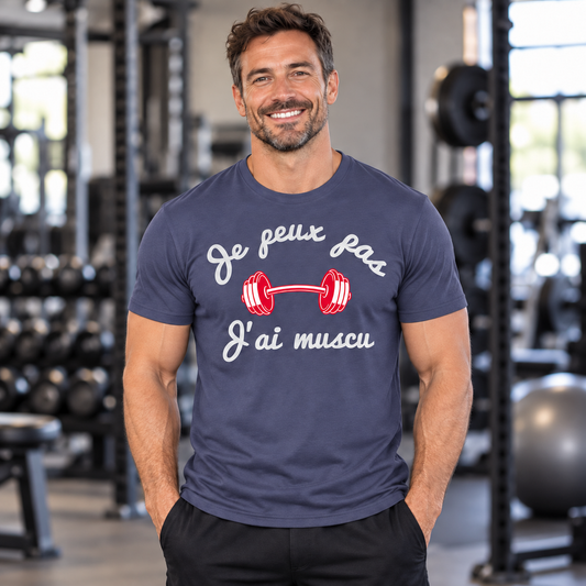 T-shirt humour homme – Je suis de bonne humeur, faites pas chier