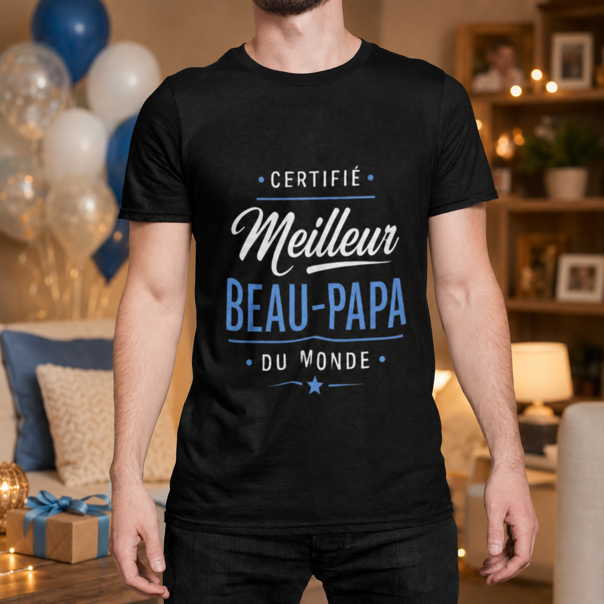 T-shirt Meilleur Beau-Papa du Monde – Cadeau Beau-Père Homme