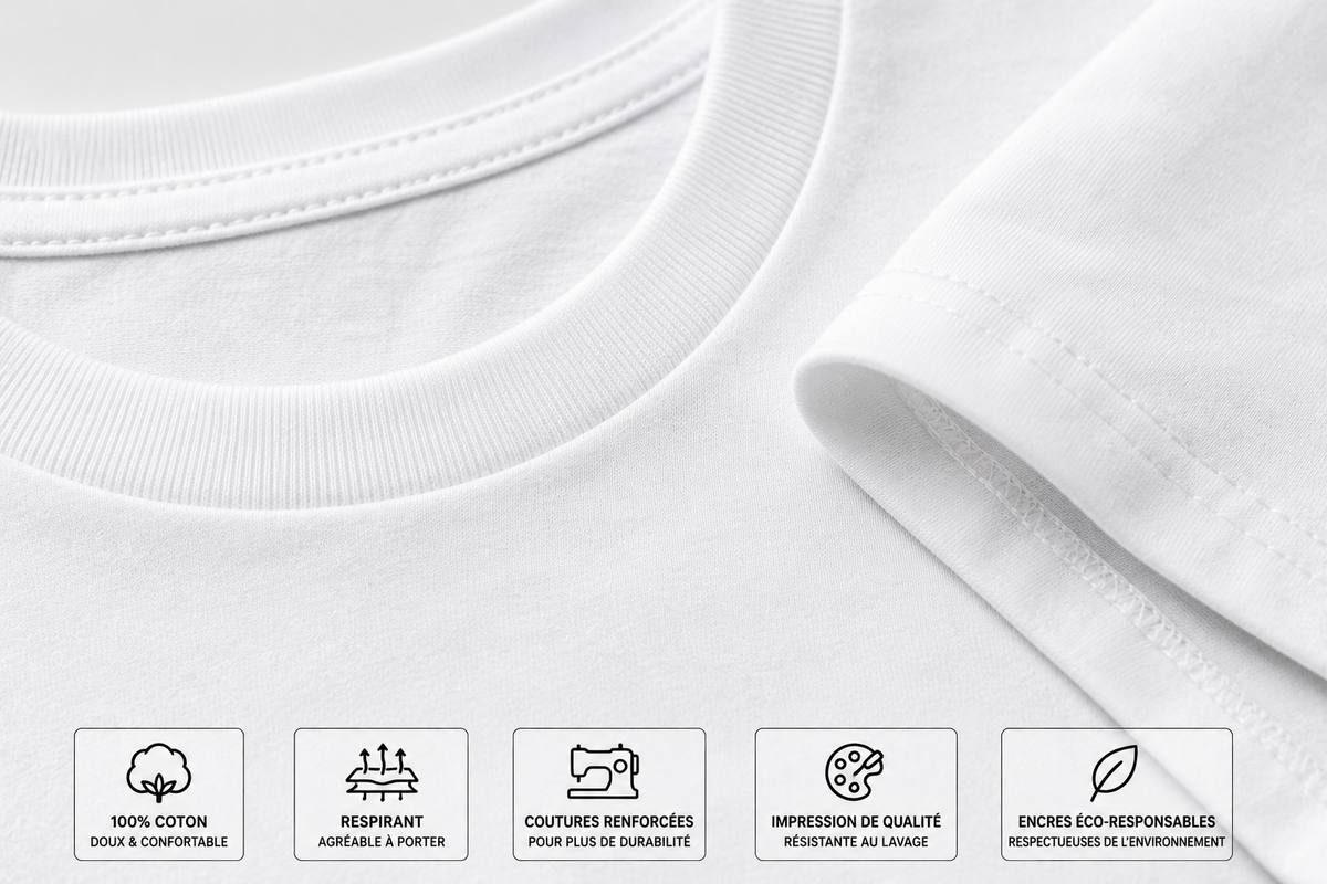T-shirt "Encore Cinq Minutes S'il Te Plaît" Homme – Le T-shirt Humoristique des Gamers