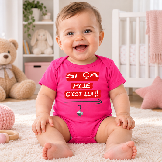 Body bébé humour – Si ça pue, c’est lui !