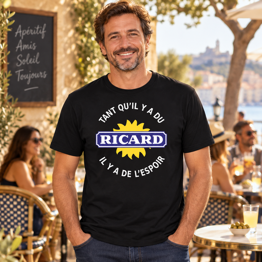 Tee-shirt humour apéro Ricard homme