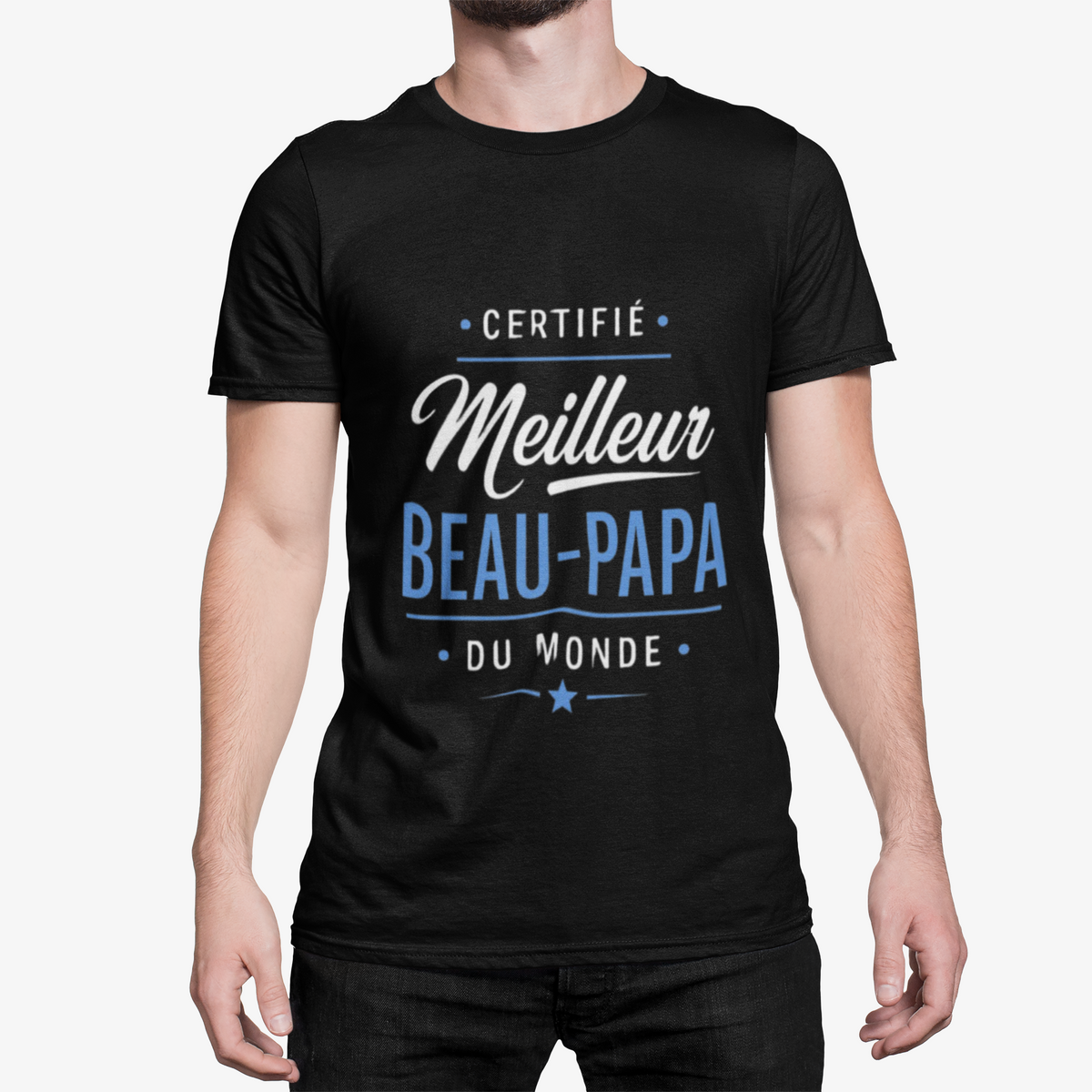 T-shirt Meilleur Beau-Papa du Monde – Cadeau Beau-Père Homme