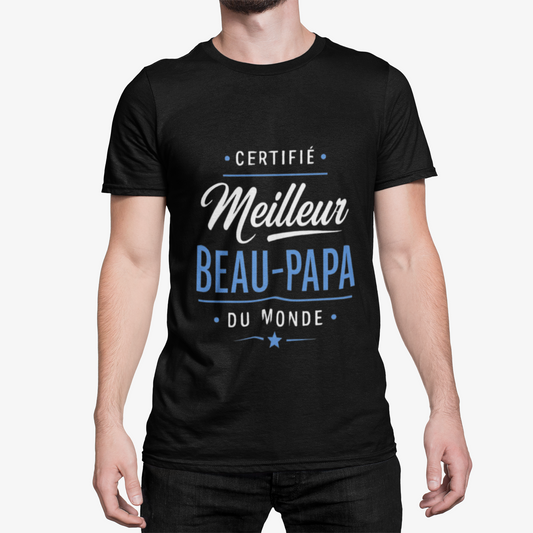 T-shirt Meilleur Beau-Papa du Monde – Cadeau Beau-Père Homme